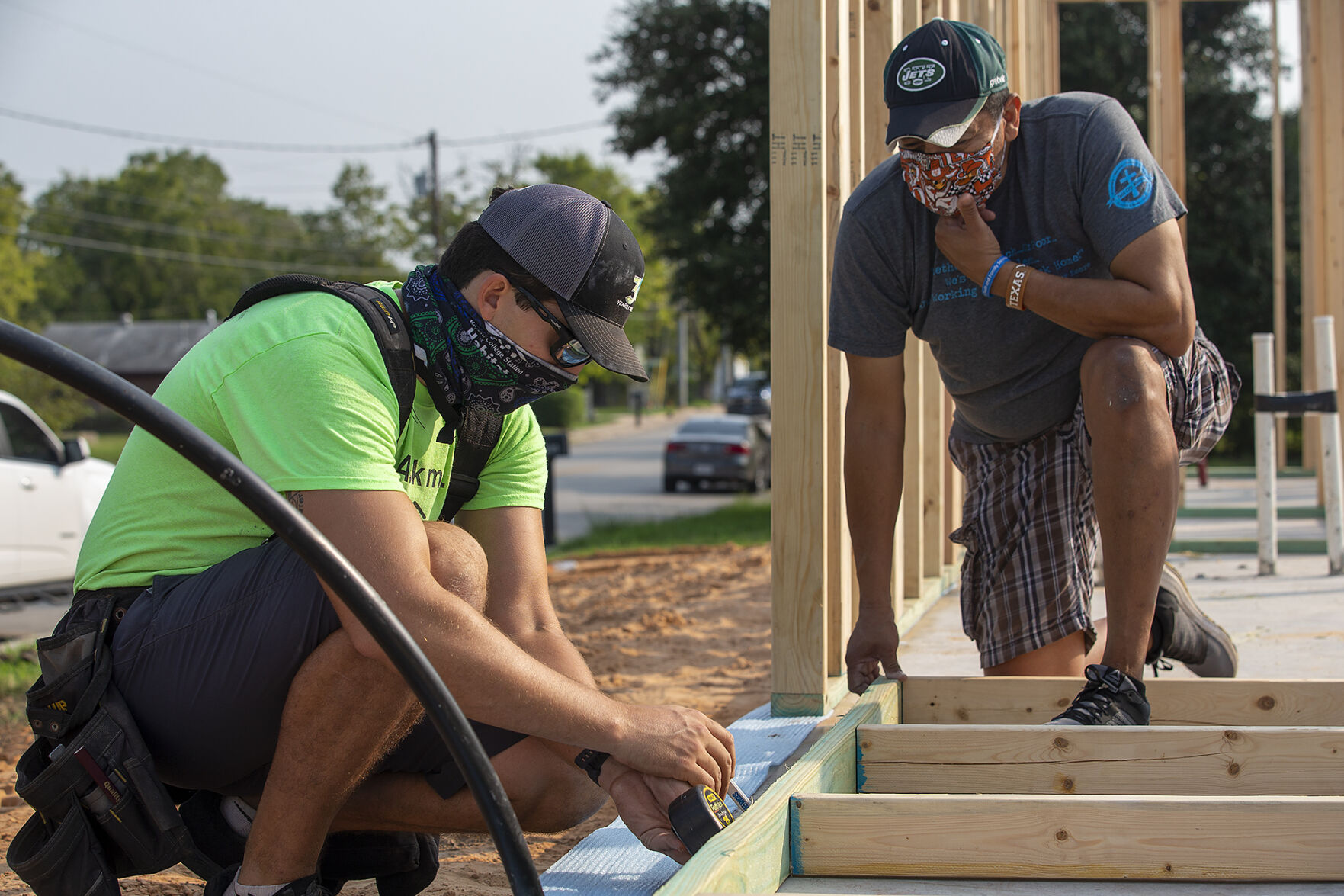 B/CS Habitat wall raising